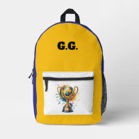 Print Cut Sew Bag-Personalized Soccer Backpack