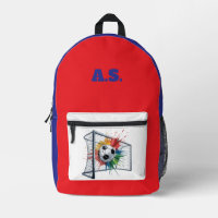 Print Cut Sew Bag-Personalized Soccer Backpack