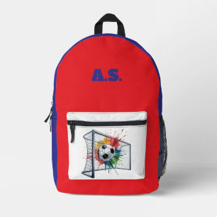 Print Cut Sew Bag-Personalized Soccer Backpack