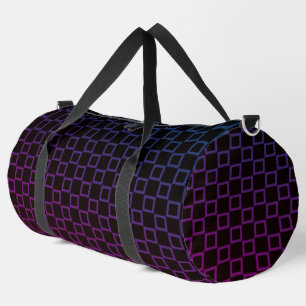 Print Cut Sew Bag purple blue black brown design
