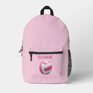 Print Cut Sew Bag rose volleyball girly pink girls