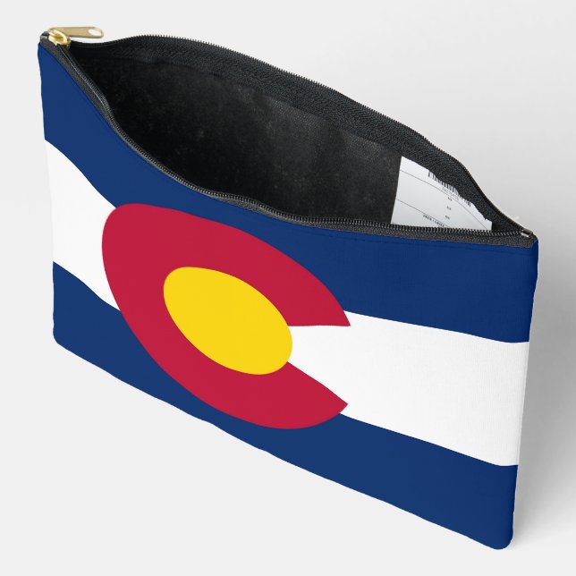 Print Cut Sew Bag with flag of Colorado, USA (Open)