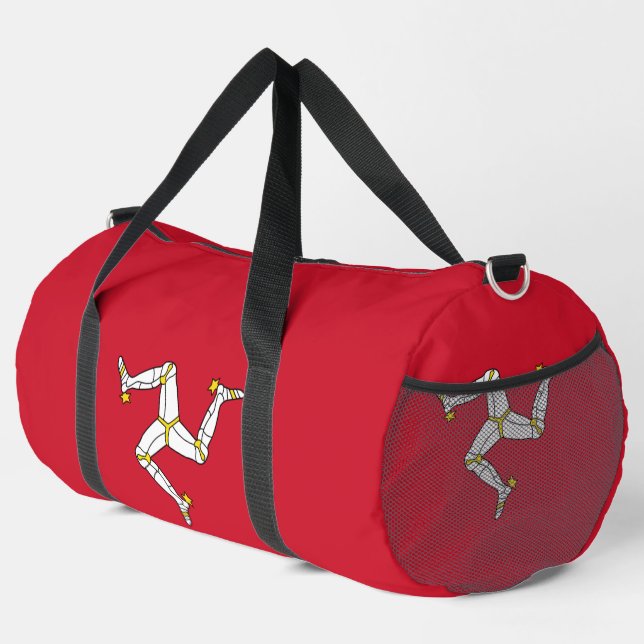 Print Cut Sew Bag with flag of Isle of Man (Right Corner)