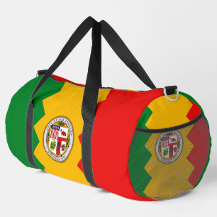 Print Cut Sew Bag with flag of Los Angeles, USA