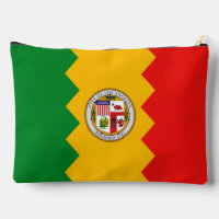 Print Cut Sew Bag with flag of Los Angeles, USA