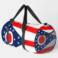 Print Cut Sew Bag with flag of Ohio, USA