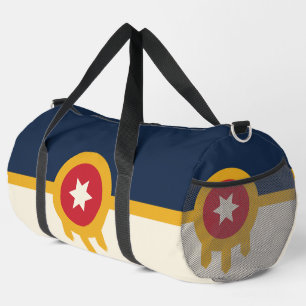 Print Cut Sew Bag with flag of Tulsa City, USA