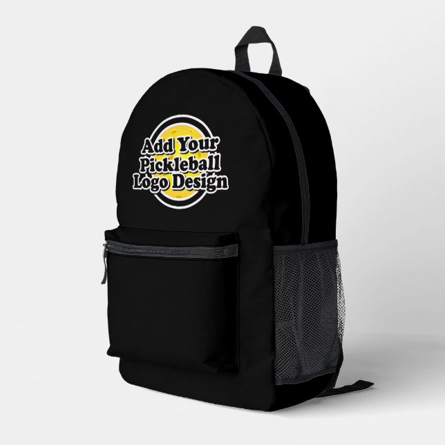Print Cut Sew Bag Your Pickleball Logo (Back Corner Right)