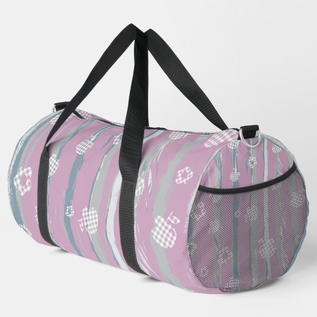 Print Cut Sew Duffel Bag – Gingham Orchard (Right Corner)