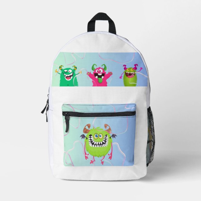 Print Cut Sew School Bag (Front)