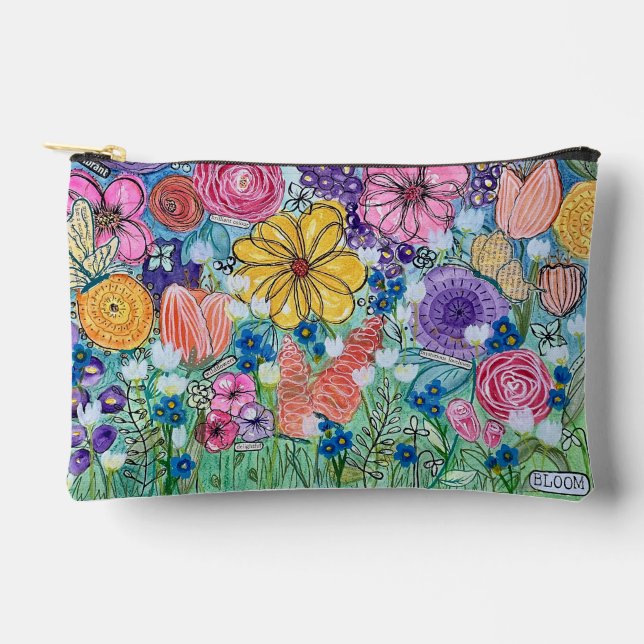 Print Cut Sew Small Accessory Pouch (Front)