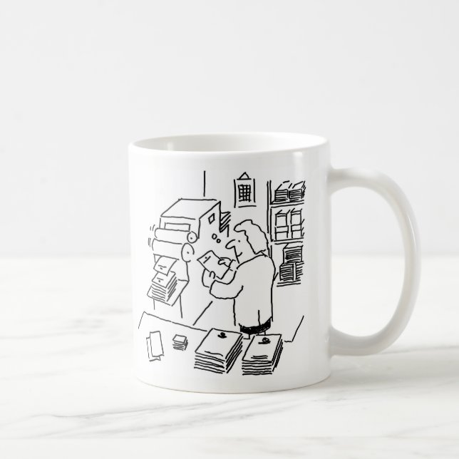 Print Department Print Worker Litho Printing Coffee Mug (Right)