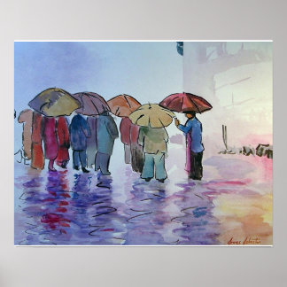 Print- Goose Hollow Stop Poster