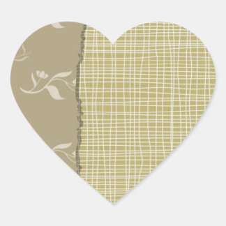 Print GREEN shades Heart Sticker