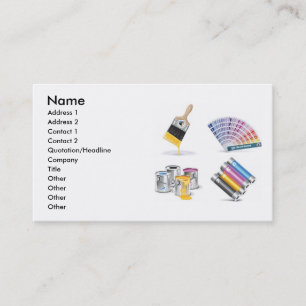 Print Icons1, Name, Address 1, Address 2, Conta... Business Card