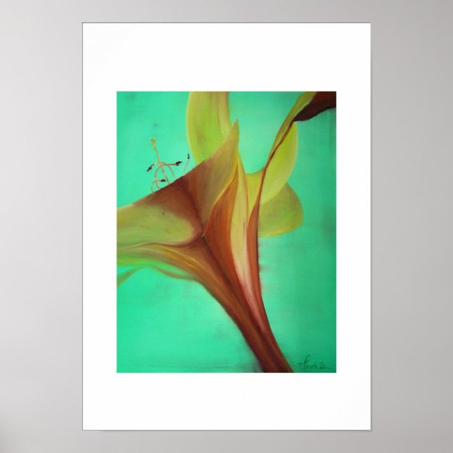 print-iris blue2 poster (Front)