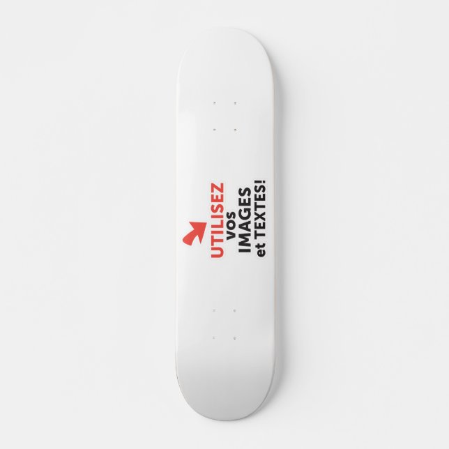 Print Newspaper Newspaper Skateboard (Front)