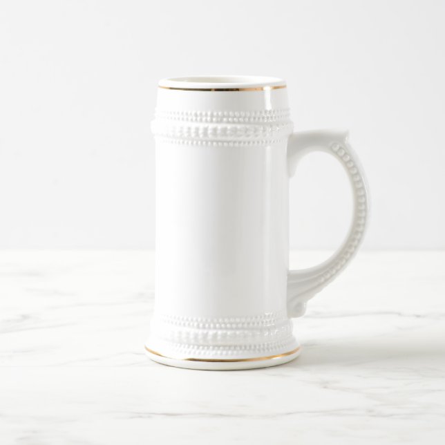 Print on a BEER STEIN - Add pics and text! (Right)