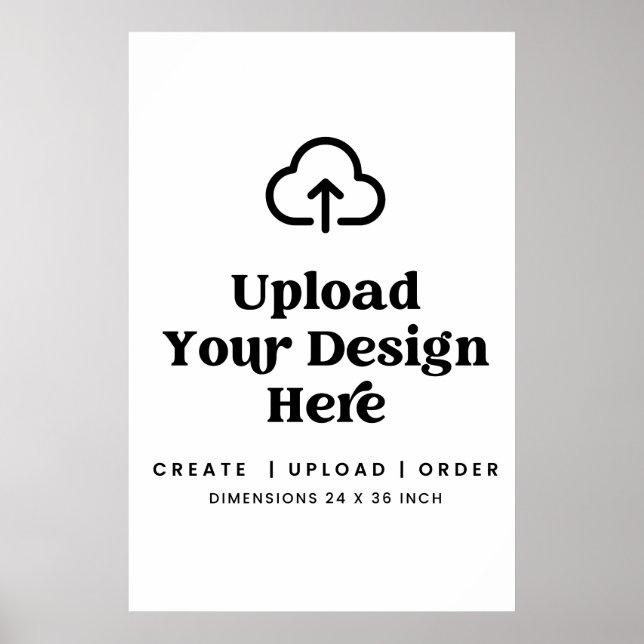 PRINT ORDER 24x36 Inch Tall Poster Event Sign (Front)