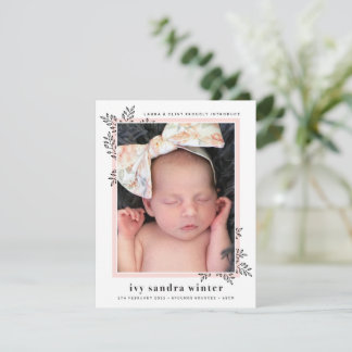 PRINT ORDER 4.25 x 5.5 inch tall vertical card