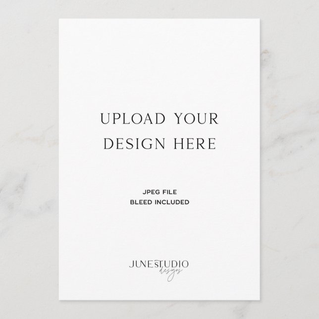 PRINT ORDER_5x7" Single Sided Card (Front)