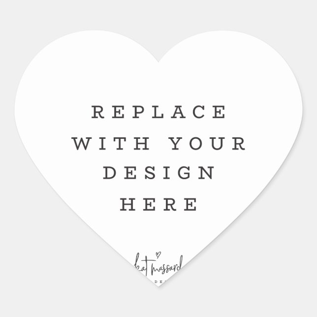 PRINT ORDER envelope party favour seal heart (Front)