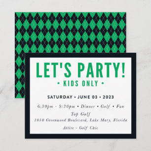 PRINT ORDER for Sari - Dylan Lets Party Kids Invitation
