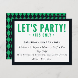 PRINT ORDER for Sari - Dylan Lets Party Kids Invitation