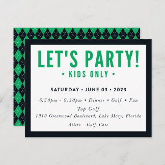 PRINT ORDER for Sari - Dylan Lets Party Kids Invitation