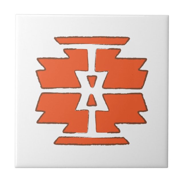 Print - Southwest Indian Design Tile (Front)