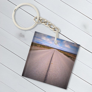 Print Square Phone Photo Keychain
