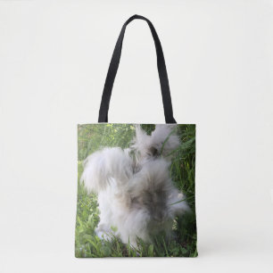 Print Tote Bag - English Angora Rabbit "Bradley"