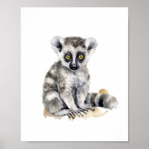 Print, Value Poster Paper lemur