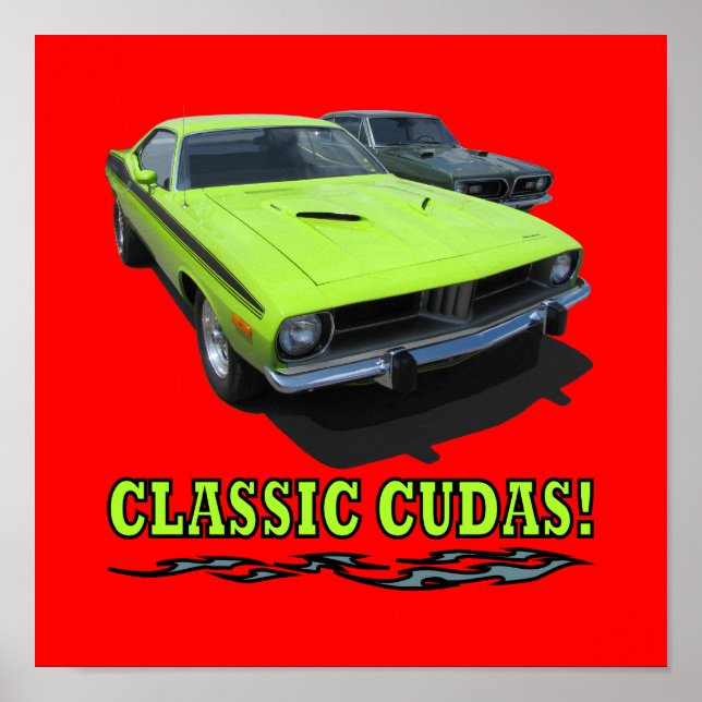 Print with "CLASSIC CUDAS!" design (Front)