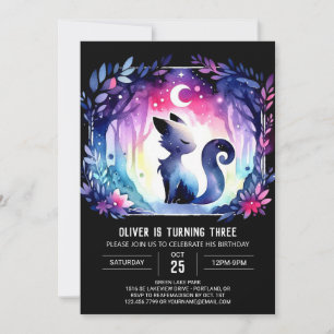 Printable Adorable Cat Birthday Invitation