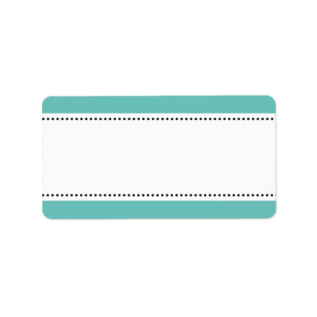 Printable blank address labels with coloured borde (Front)
