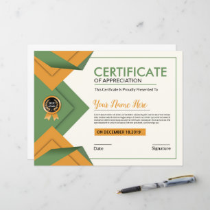Printable Certificate Template