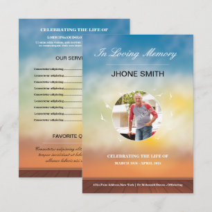 Printable Funeral Card Template