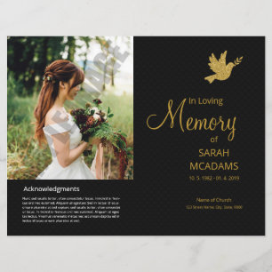 Printable Funeral Program Template