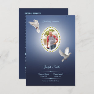 Printable Funeral Program Template