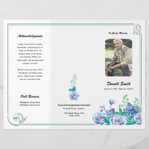 Printable Funeral Program Template