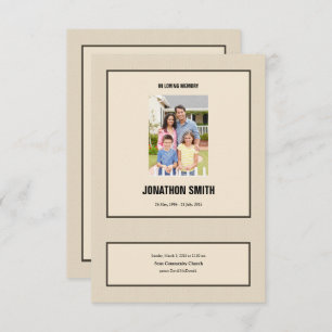 Printable Funeral Program Template