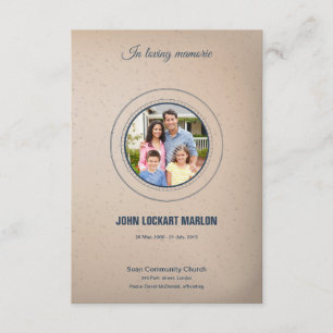 Printable Funeral Program Template