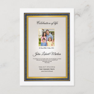 Printable Funeral Program Template