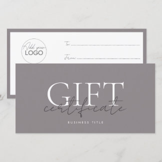 Printable Gift Card Template Easy To Customize