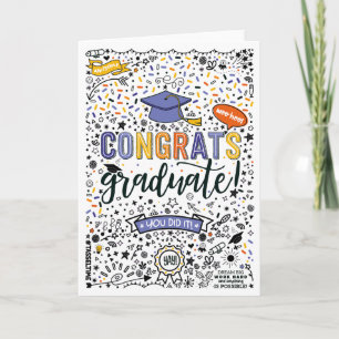 Printable Graduation Card Congrats Graduate