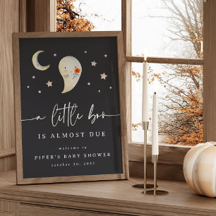 Printable Halloween Baby Shower Welcome Sign