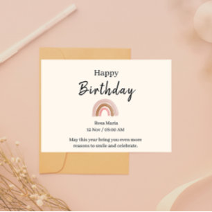 Printable Happy Birthday Card