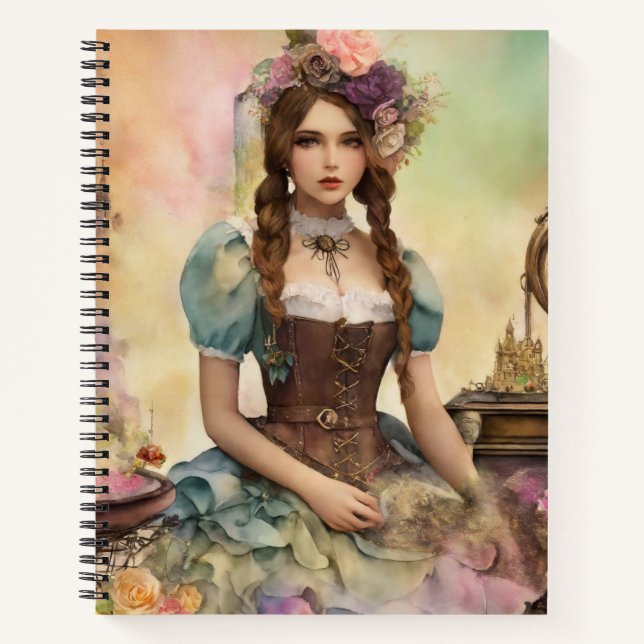 Printable junk journal naturel woman  (Front)