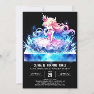 Printable Majestic Princess Birthday Invitation